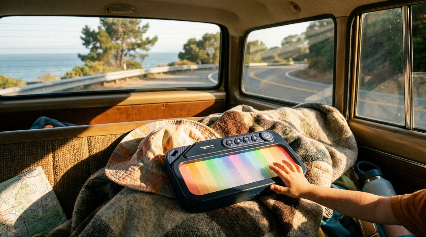 Rainbow Mini Piano Joins Summer Travel Gear Essentials