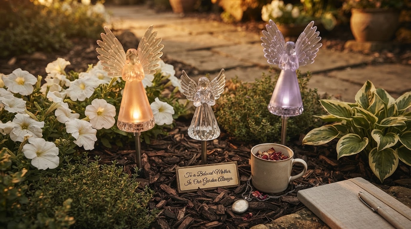 Solyra Garden Angels for Memorializing a Mother