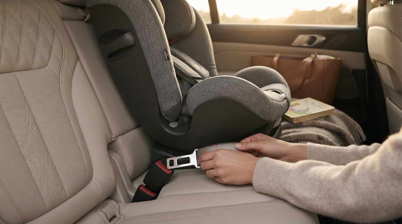 Adjustable Vehicle Seat Belt Extension Compatibility Check