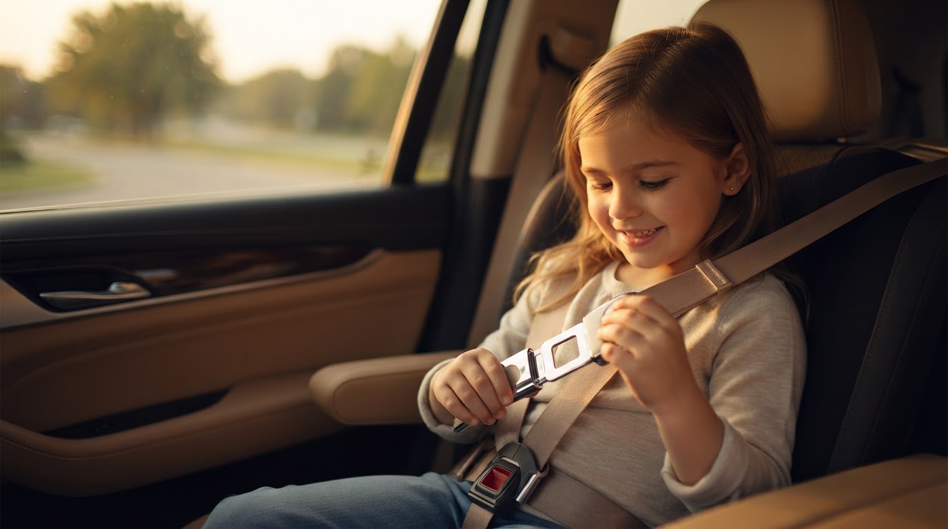 Adjustable Vehicle Seat Belt Extension Setup Protocol