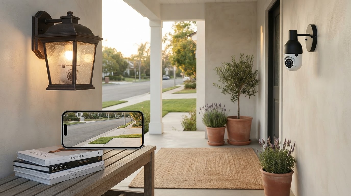 Porch Lighting Essentials: The Bulb Security Camera Framework