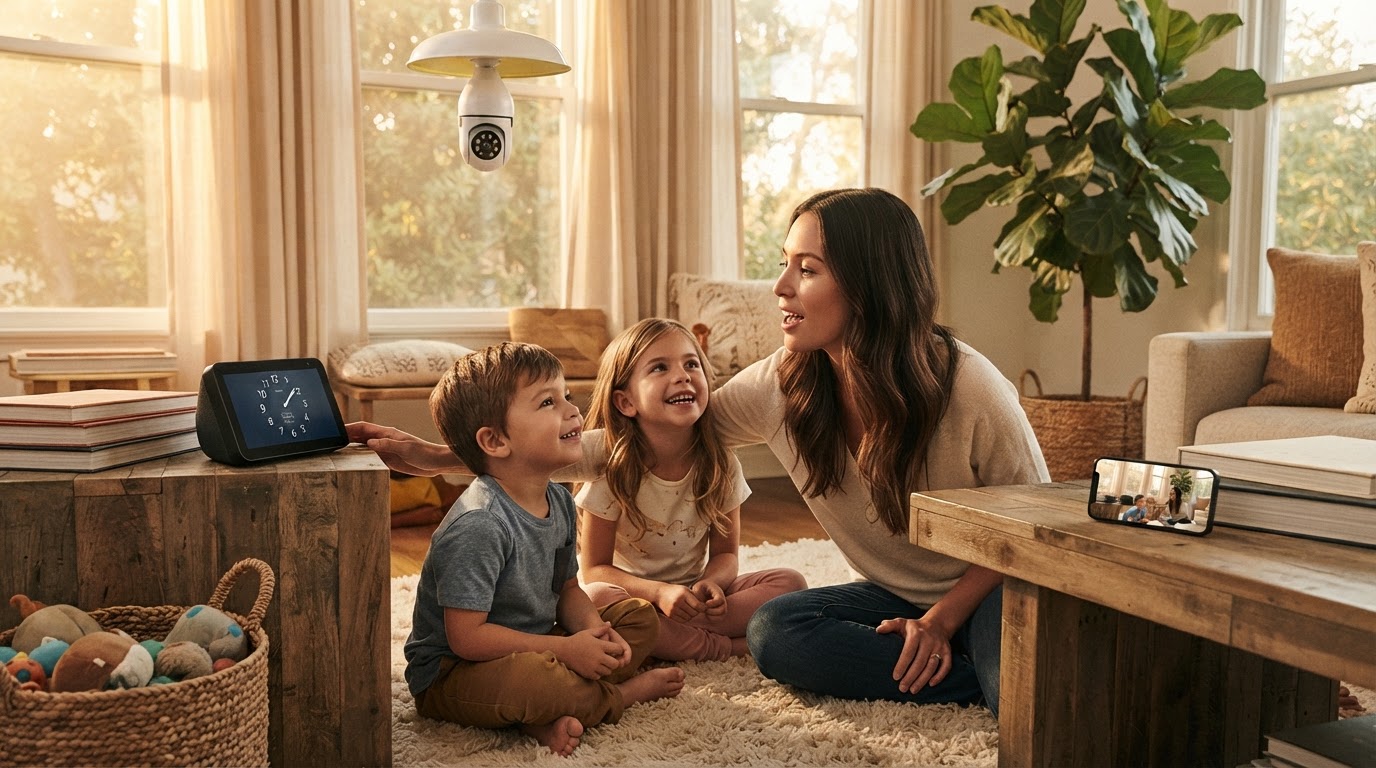 Bulb Security Camera Alexa Integration Setup