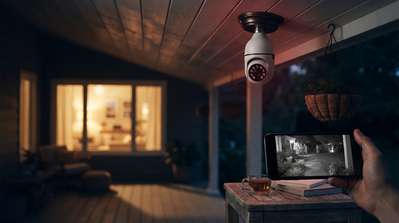 Does the Bulb Security Camera have night vision?