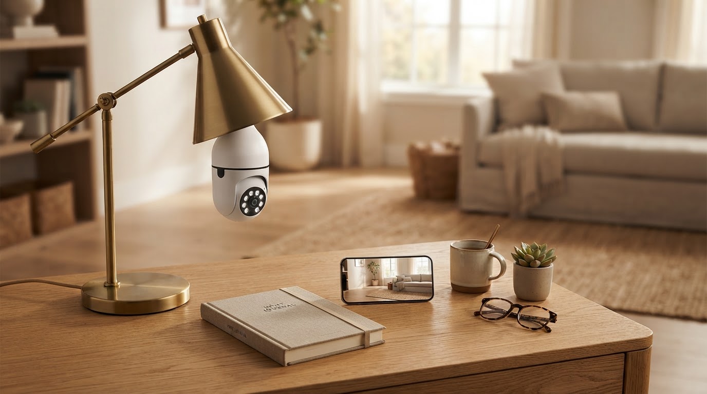 Integrating Bulb Security Camera into Modern Home Design