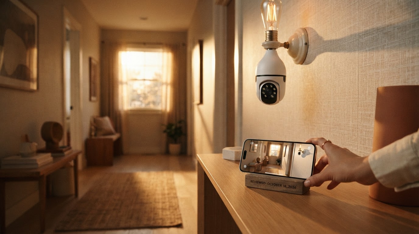 How does the Bulb Security Camera perform for indoor Wi-Fi?
