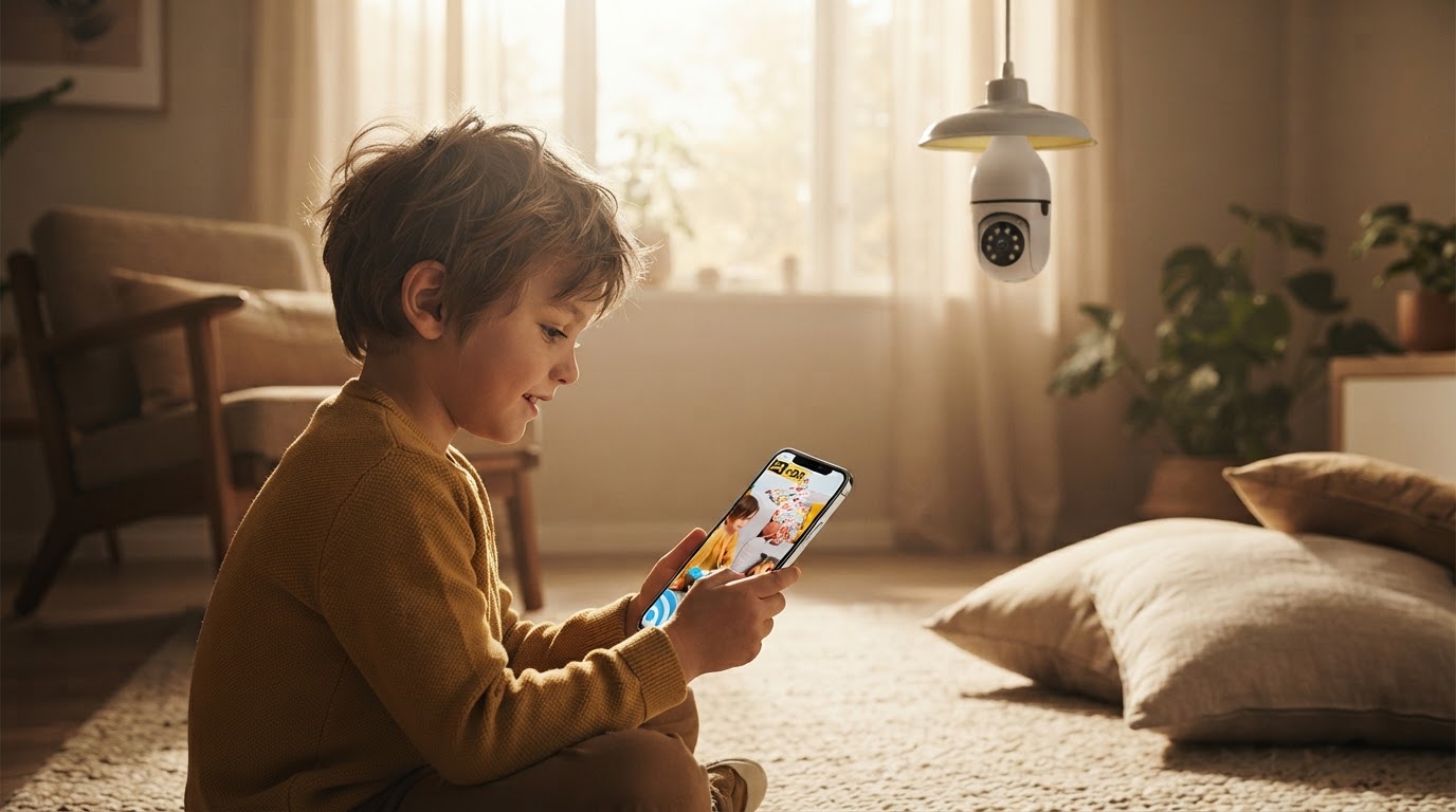 A 4-Step Setup for the Bulb Security Camera