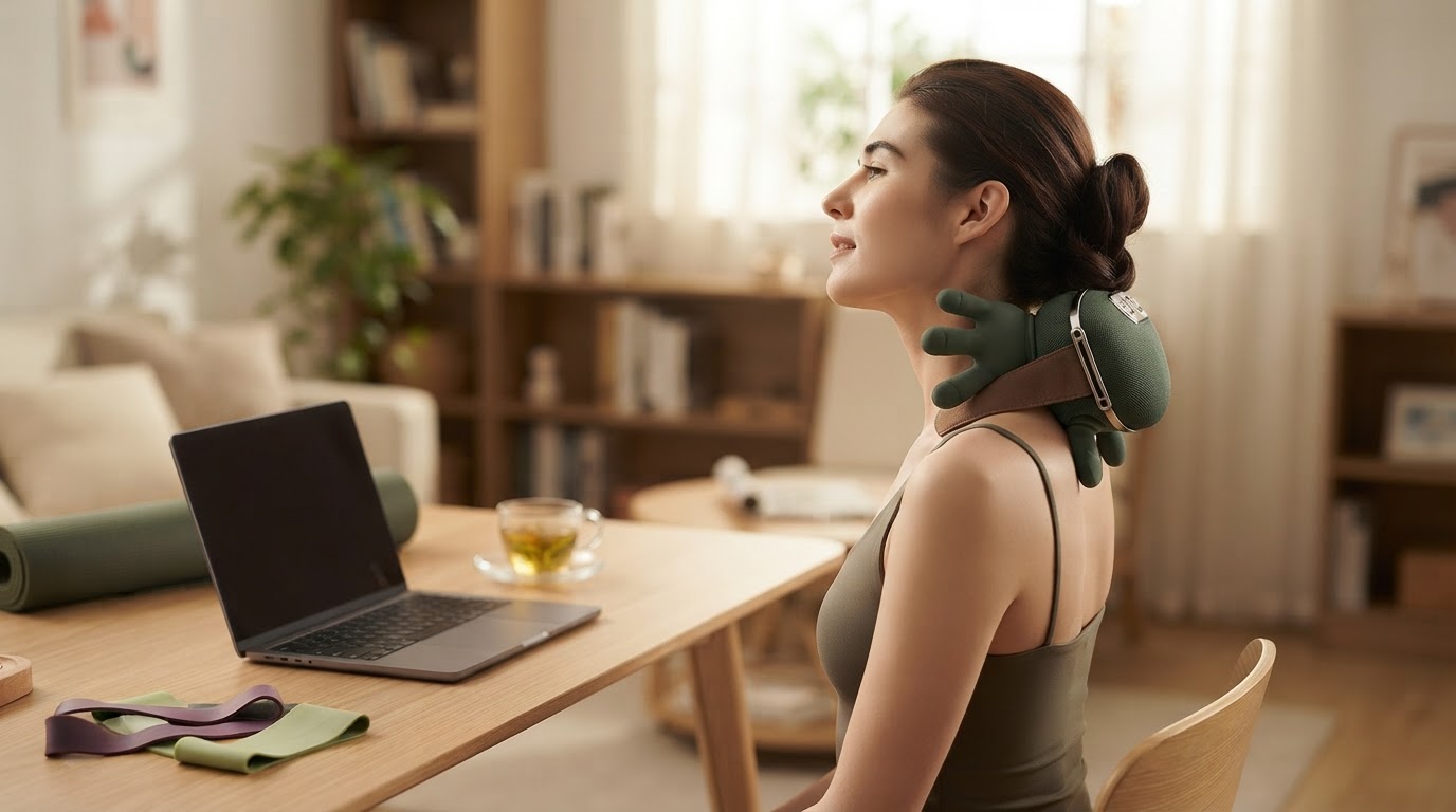 Can Neck Massage Master treat tech neck stiffness?