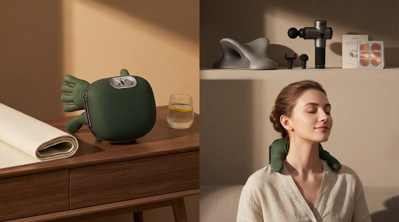 Neck Massage Master and 3 Neck Pain Relief Products