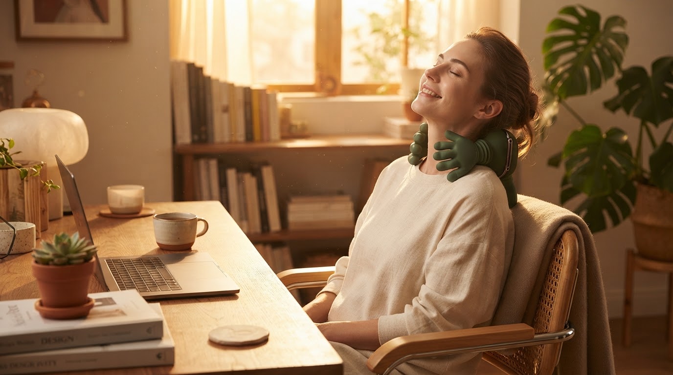A 4-Step Neck Massage Master Routine for Desk Professionals