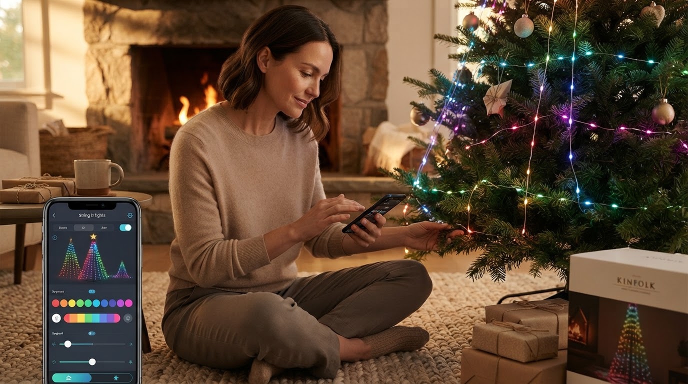Mastering RGBIC Smart Christmas Tree Lights Displays