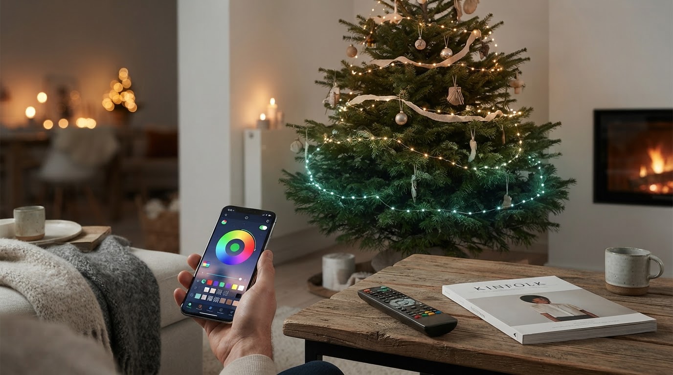 Smart Christmas Tree Lights for App-Controlled Decor