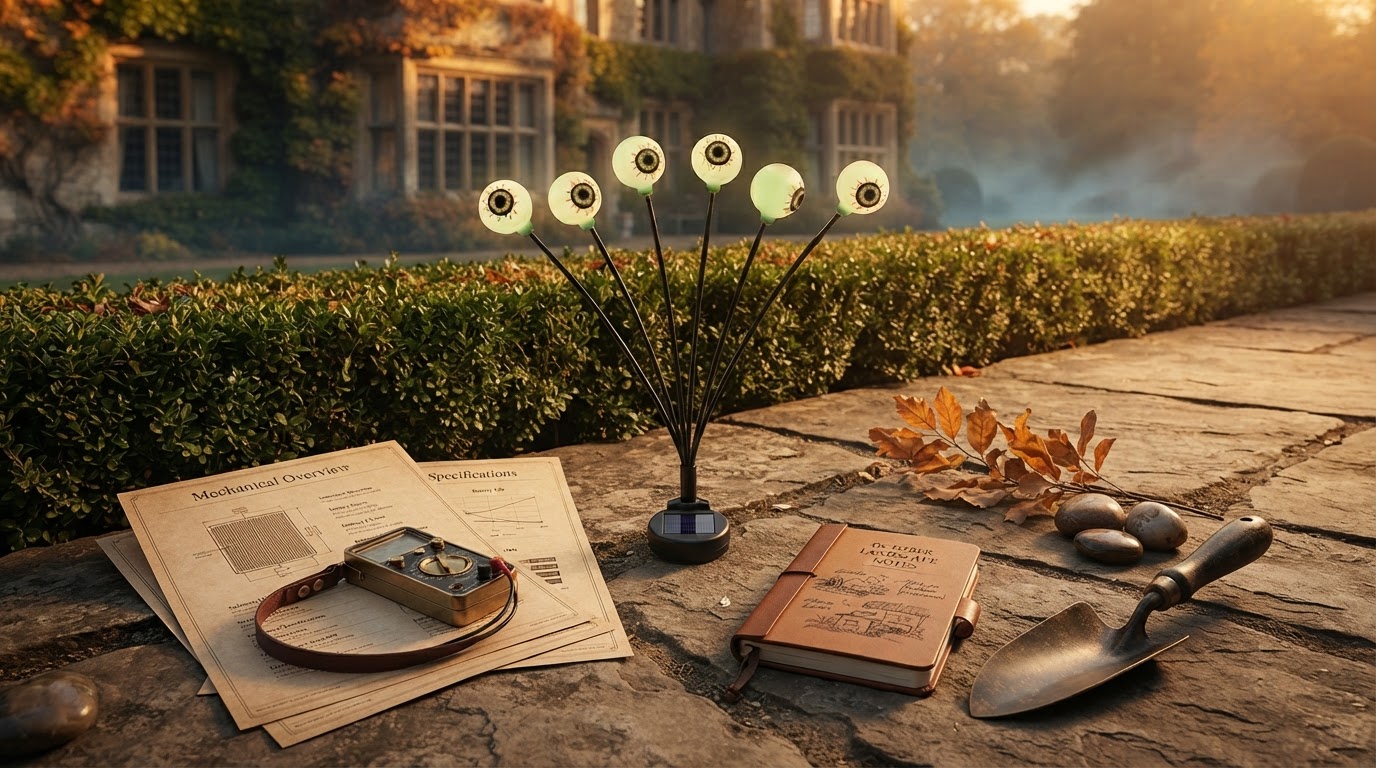 Solar Powered Halloween Eyeball Lights for Landscape Design