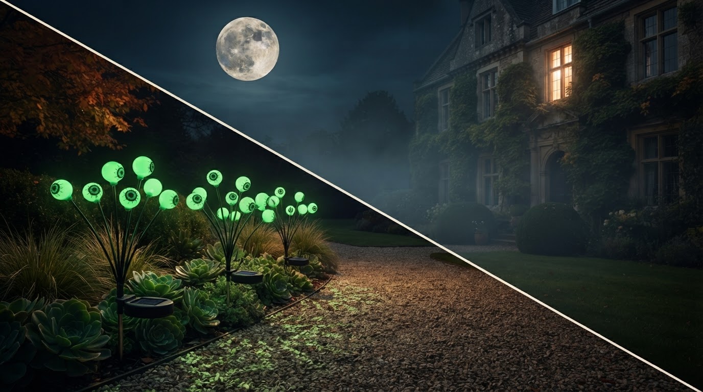 Halloween Eyeball Lights Path Illumination Framework
