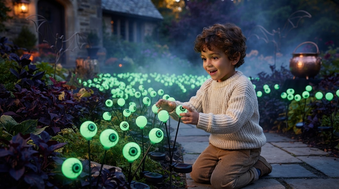 5-Step Setup for Outdoor Halloween Eyeball Decorations