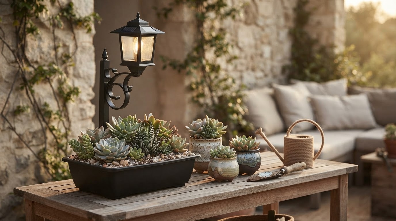 Optimizing Solar Planter Lamp Utility for Succulent Pots