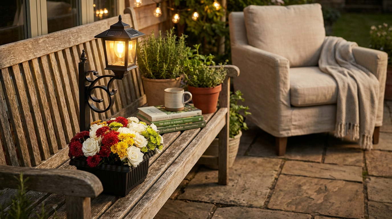 Which illuminated planters work best for a patio?