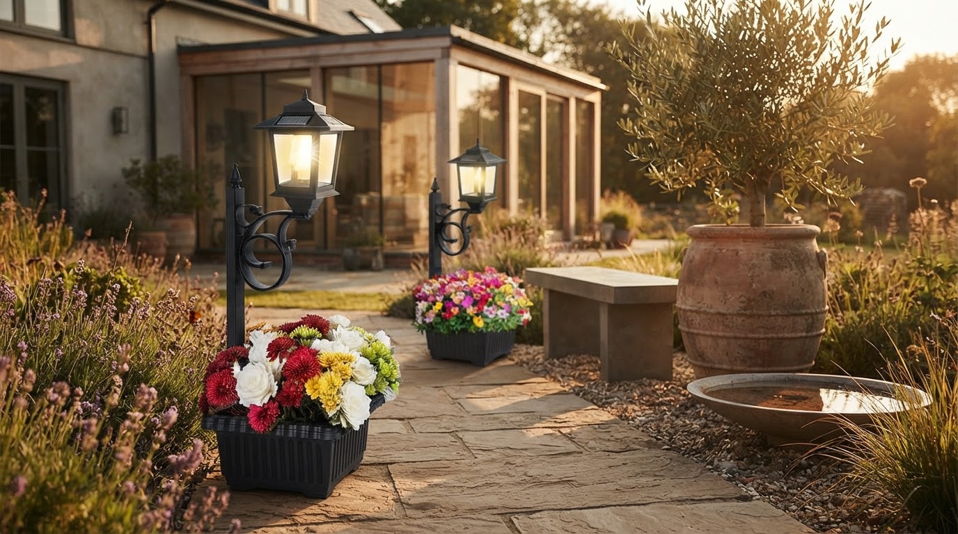 Joyoowild Solar Post Discount vs. Durable Planter Specs