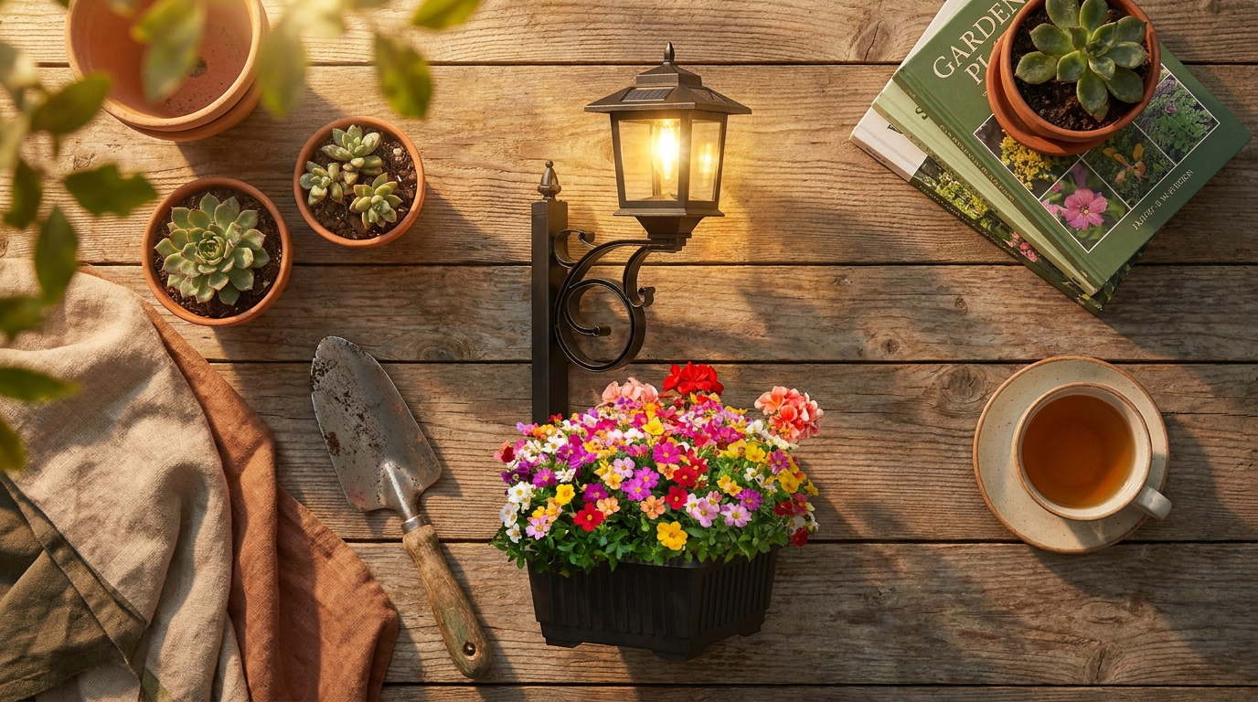 Solar Planter Lamp Solutions for Modern Landscapes