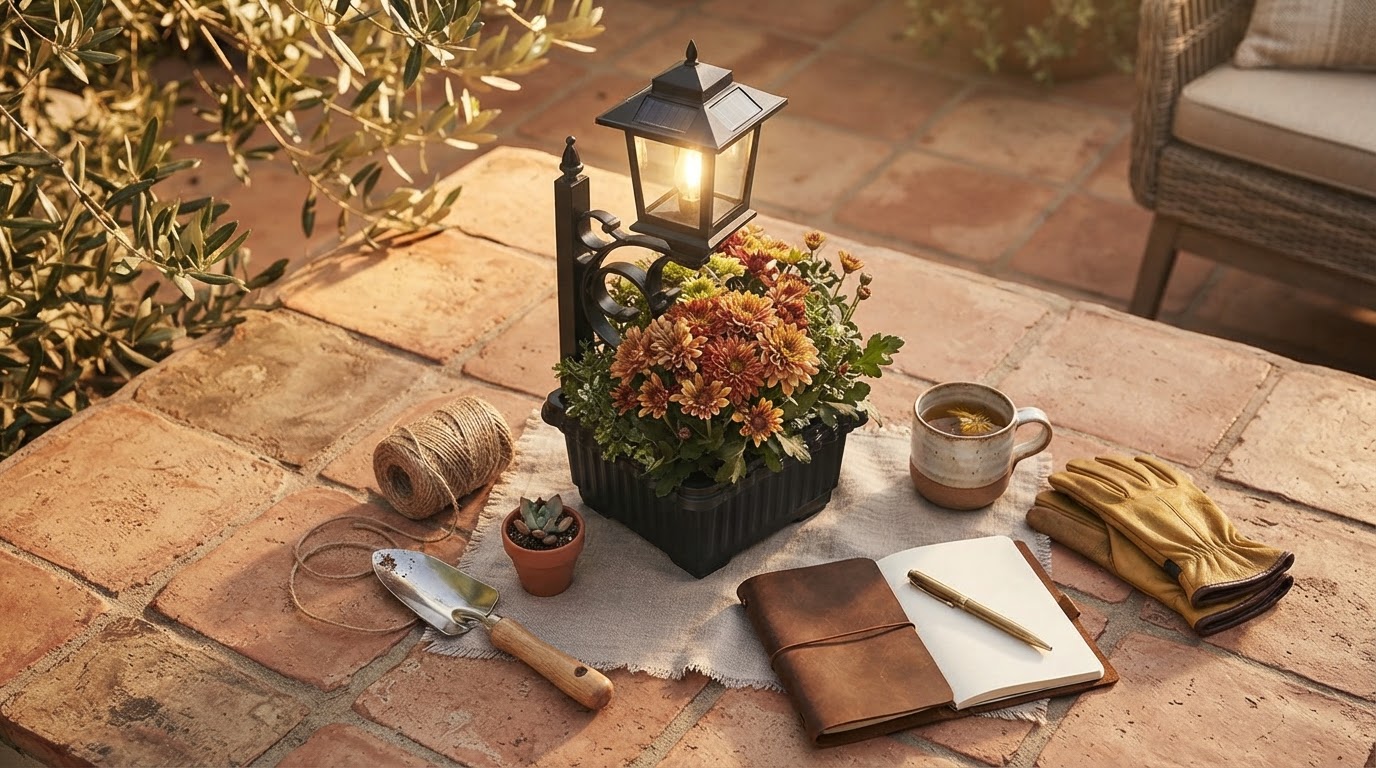 Integrating Solar Planter Lamp Systems for Patio Lighting