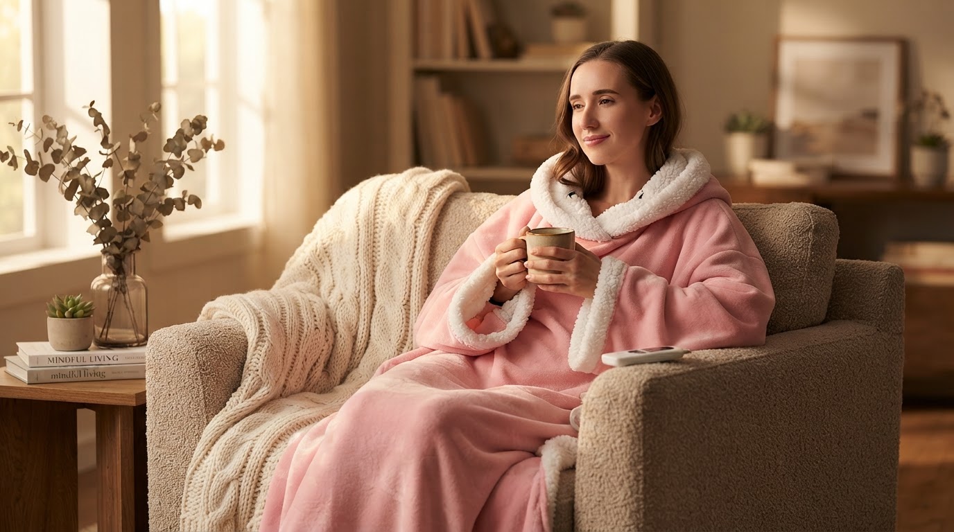 Managing Chronic Pain with a Heated Blanket Wrap