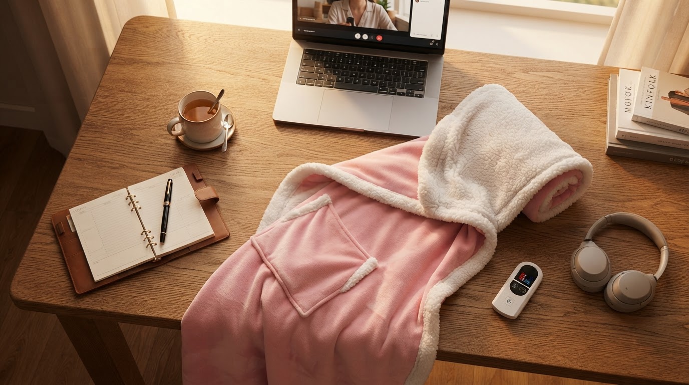 How Heated Blanket Wrap Improves Remote Work Comfort