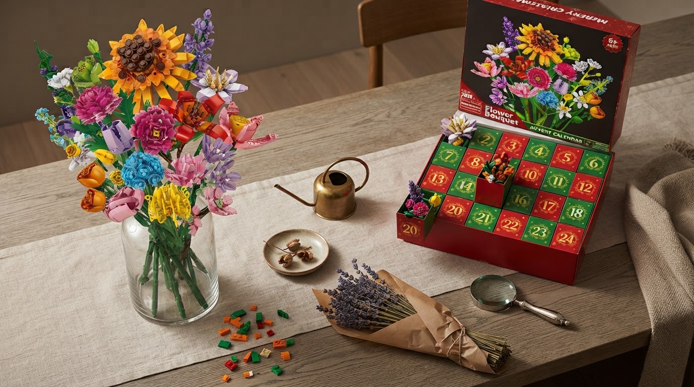 Flower Advent Calendar Selection for Dried Bloom Lovers