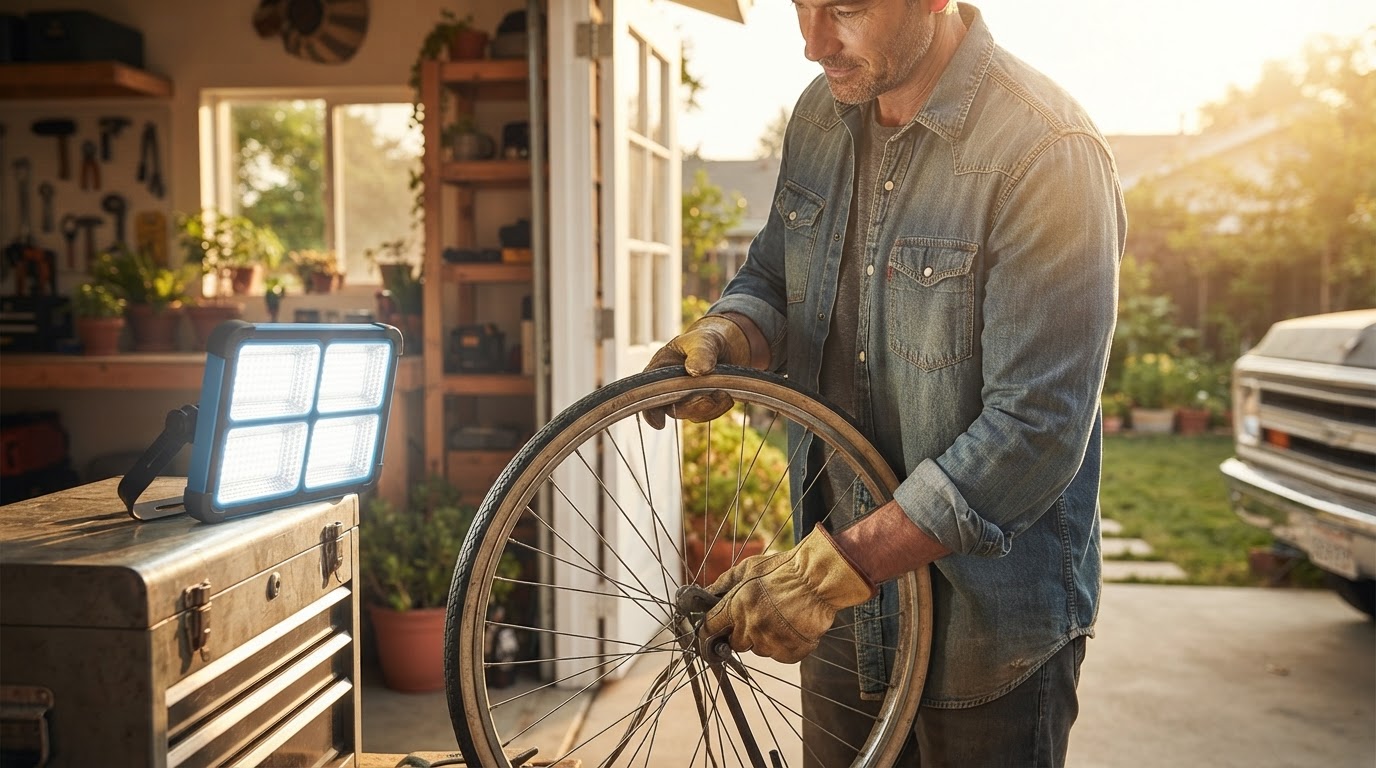 Why Choose the Solar Magnetic LED Work Light for Shops?