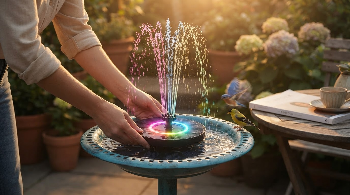 Is a Multi Color Solar Powered Water Feature Worth It?