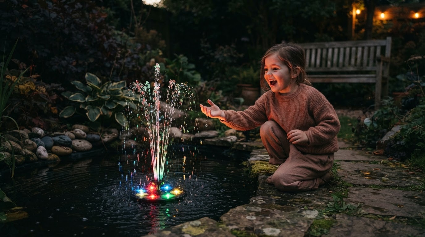 Optimizing Colorful Solar Fountain Pump Night Light Effects