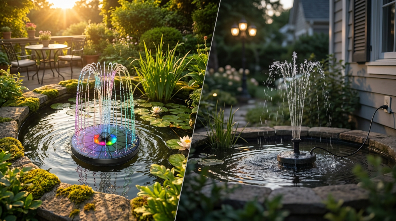 Is an RGB Solar Pond Pump Better Than A Wired System?