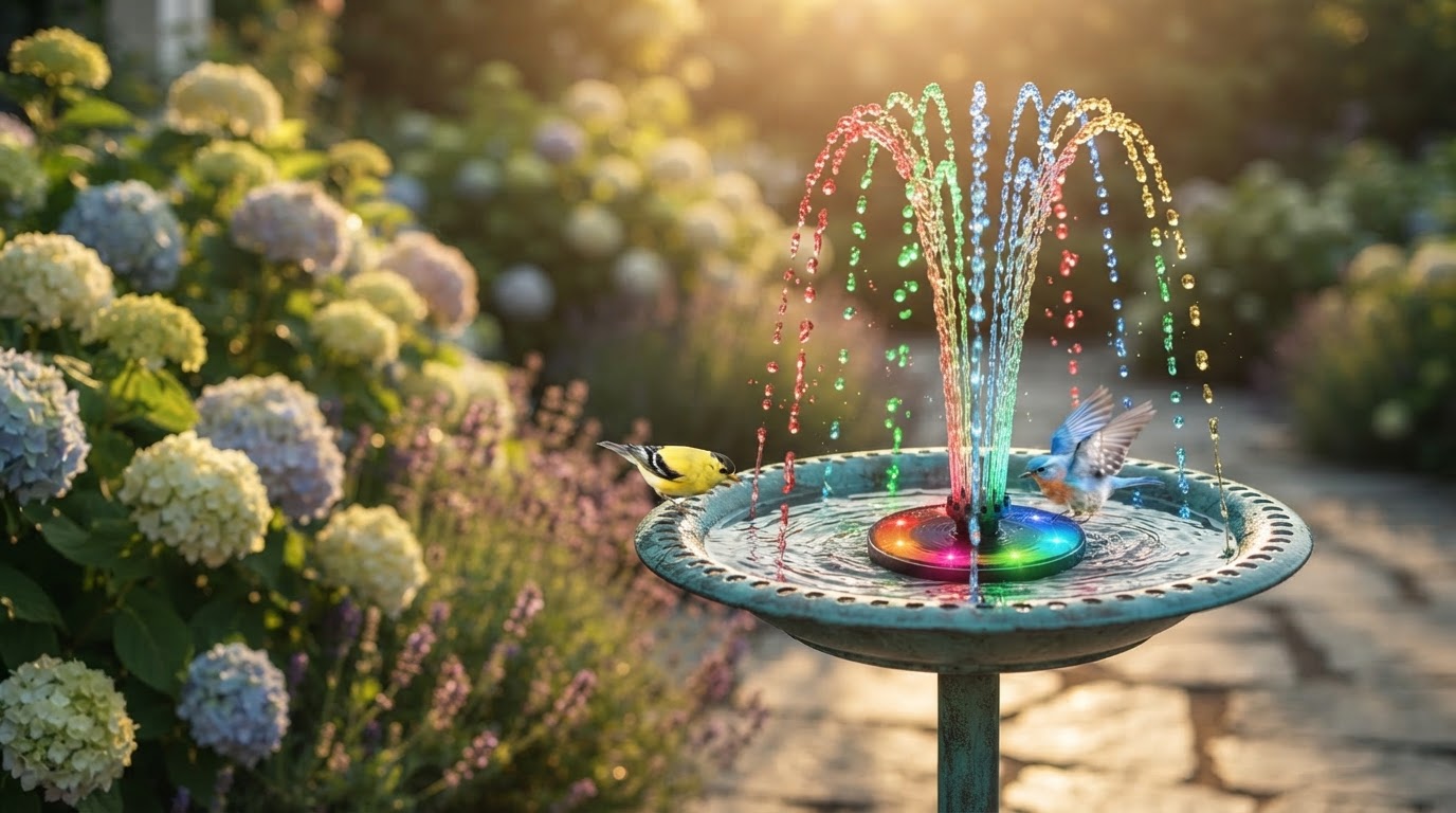 My 63-day solar fountain test changed how I aim panels outside