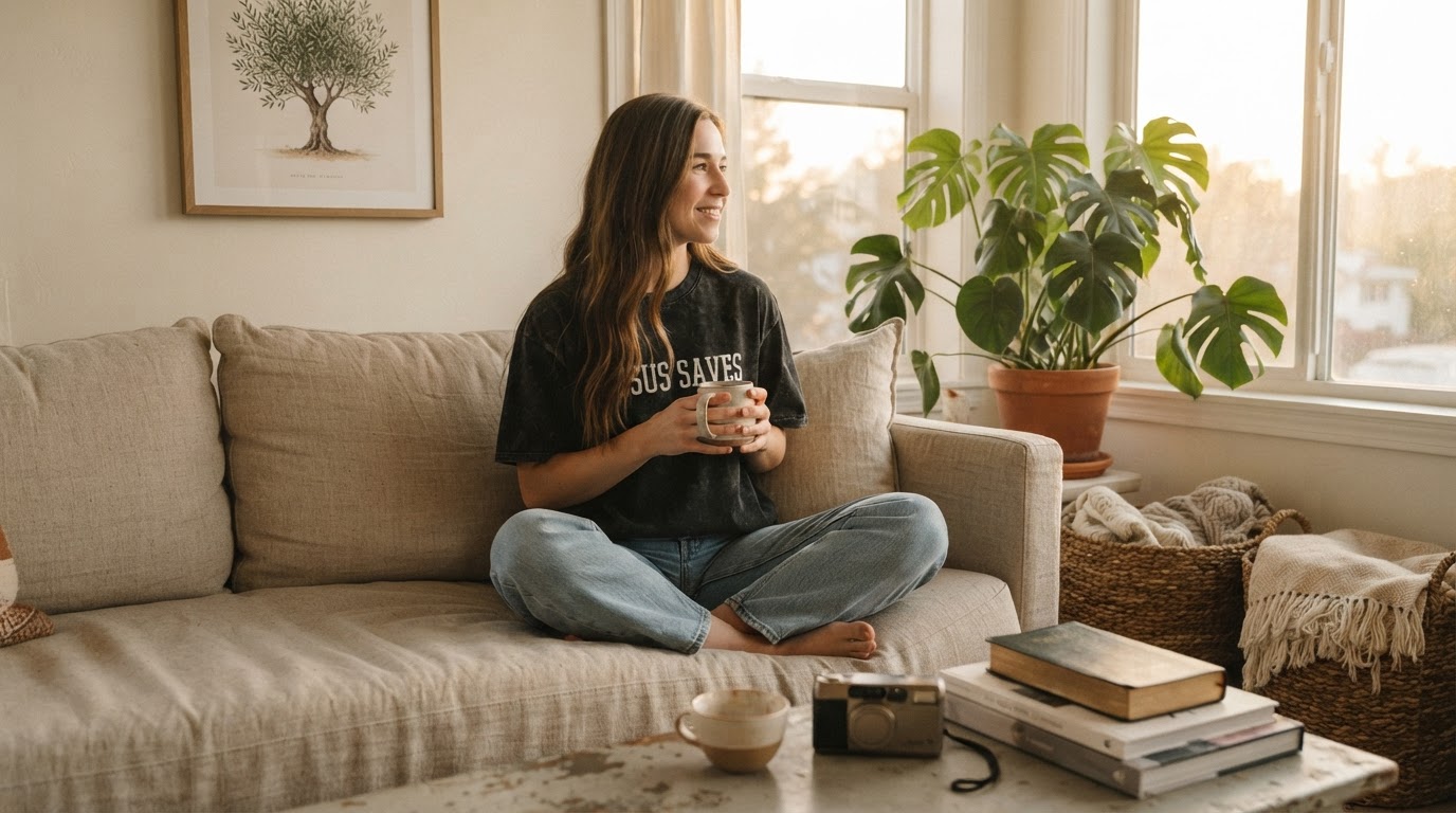 What defines a modern aesthetic Jesus Saves T-Shirt?