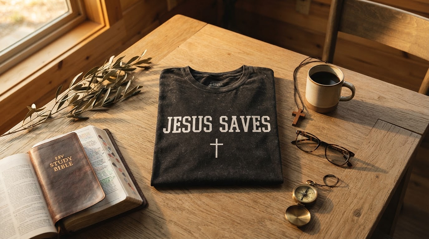 Selecting a Jesus Saves T-Shirt for Modern Christian Men