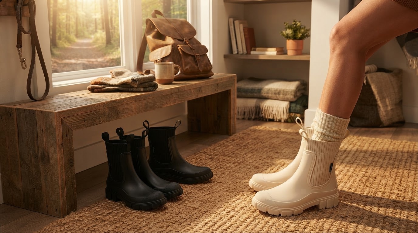 What are the benefits of Women’s Outdoor Boots | Rounded Toe Design?