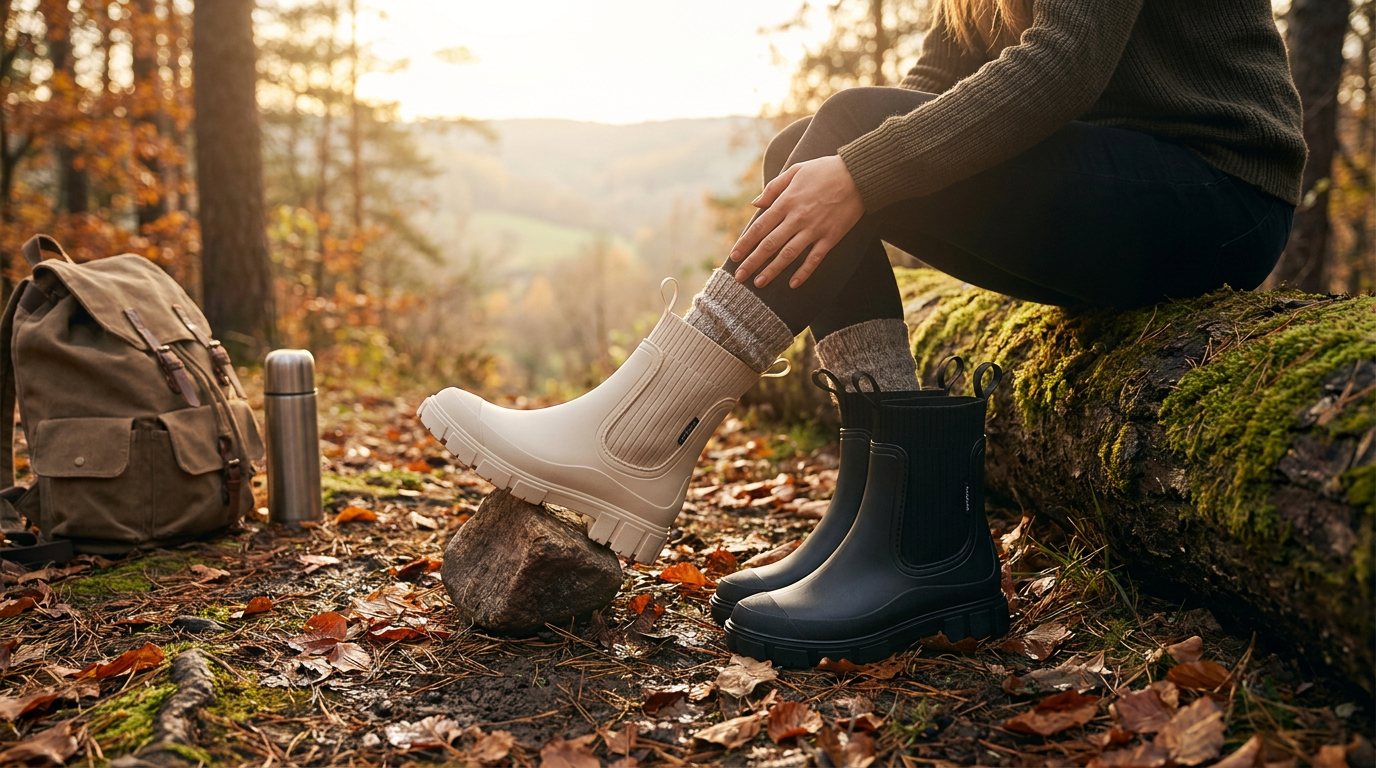 Women’s Outdoor Boots | Rounded Toe Design for Walking
