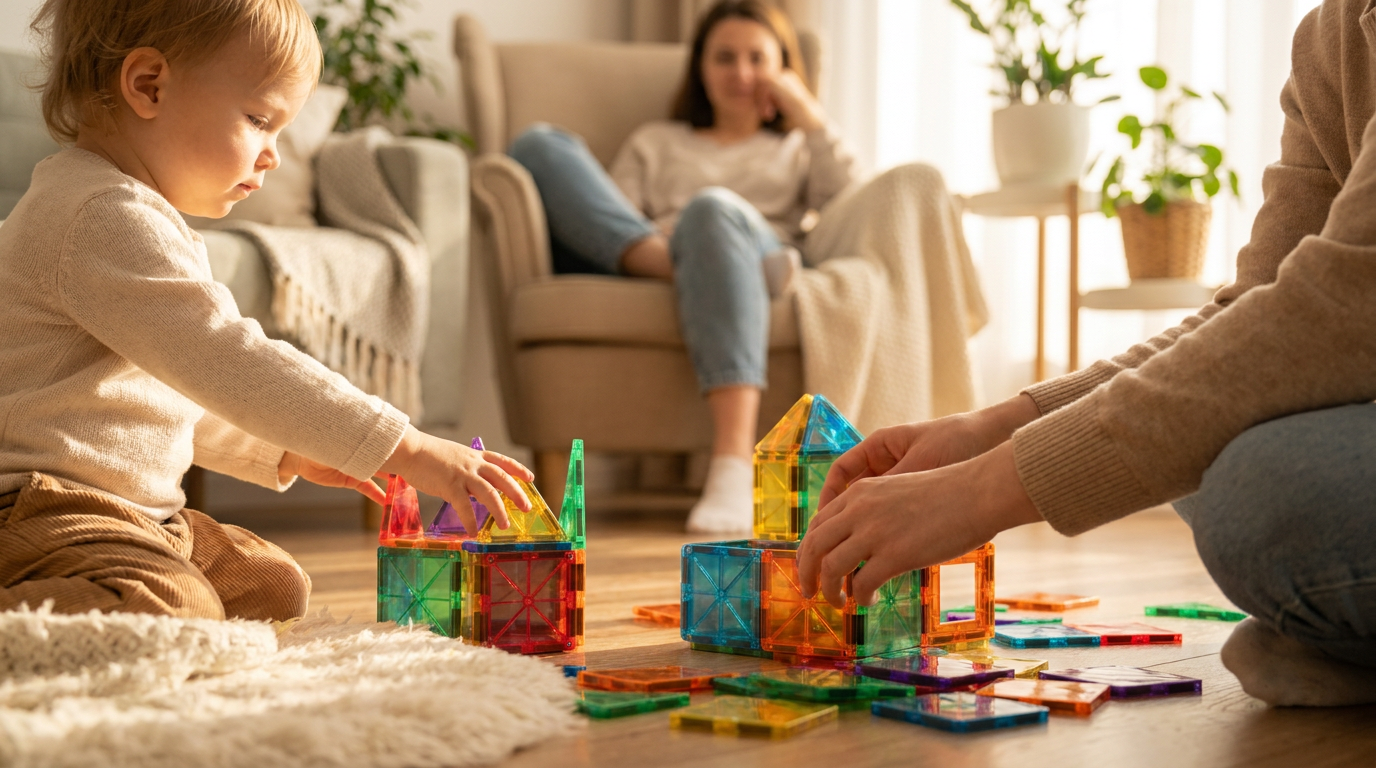 Are STEM Magnetic Tiles safe for toddlers to use?