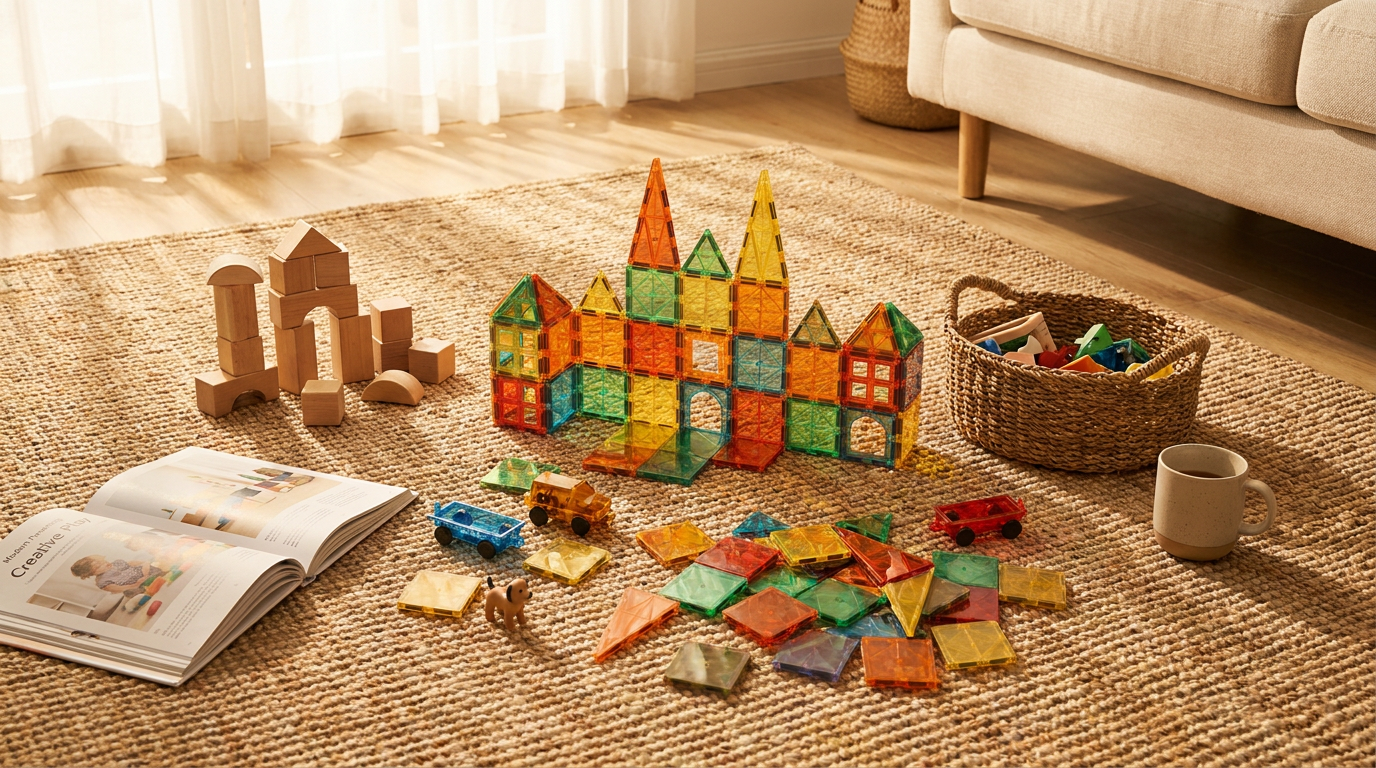 Selecting Safe STEM Magnetic Tiles for Toddler Play