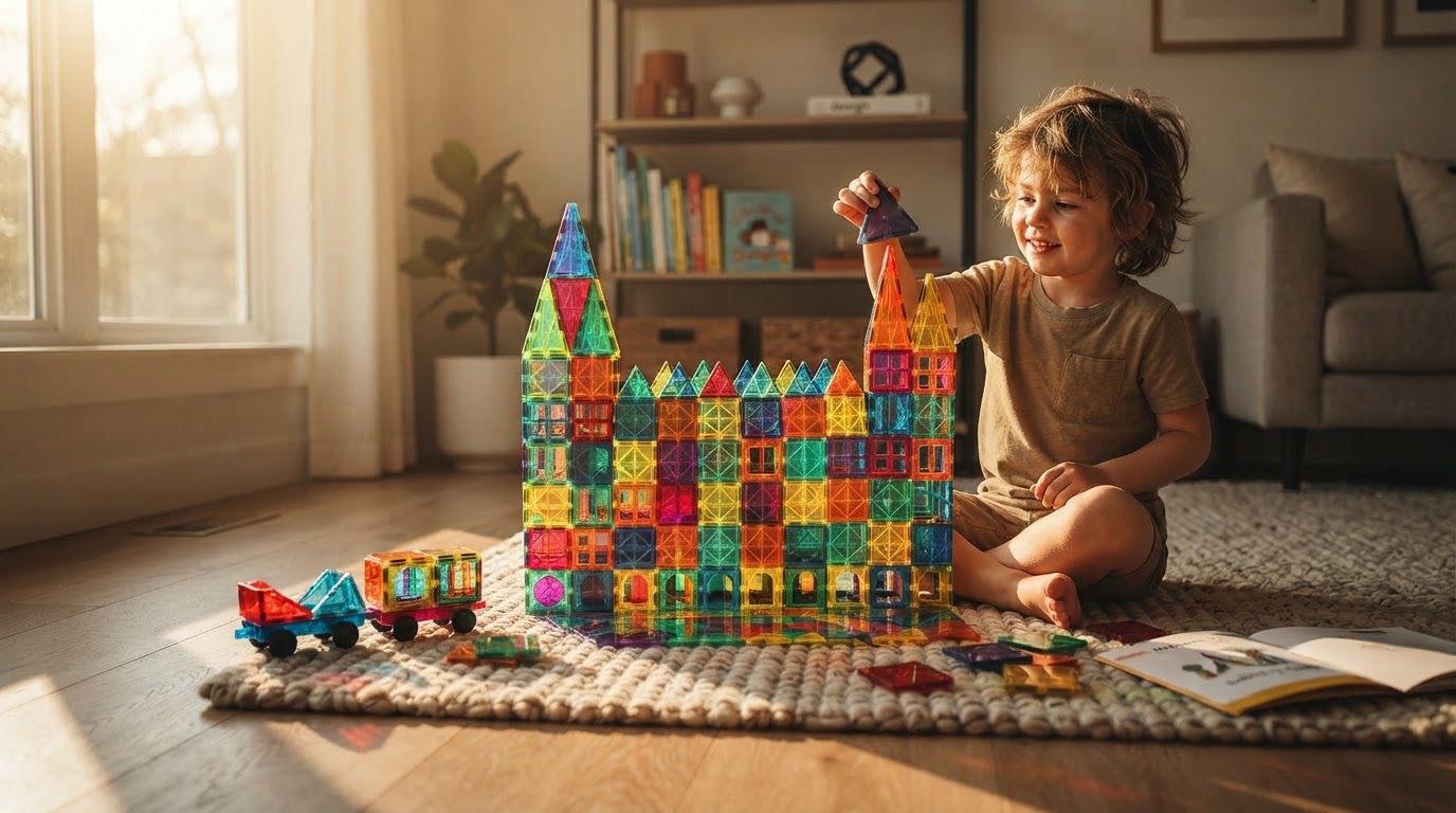 Which magnetic building blocks are best for STEM play?