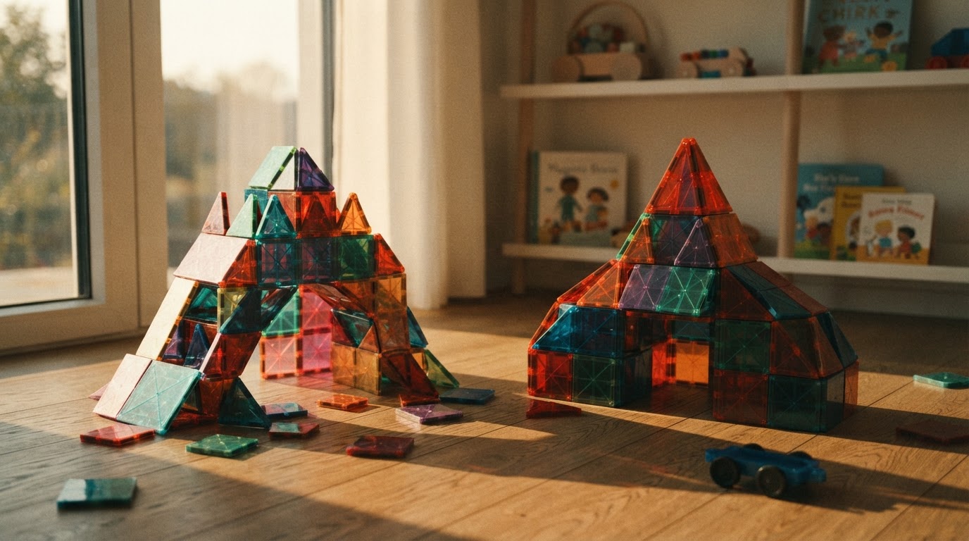 Coodoo 40-Piece Sale vs Gemmicc Magnetic Tile Durability