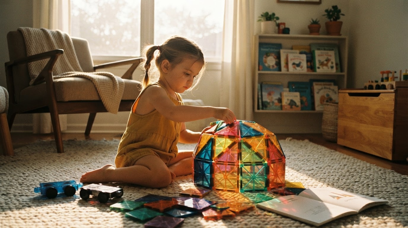 What makes STEM Magnetic Tiles building blocks effective?