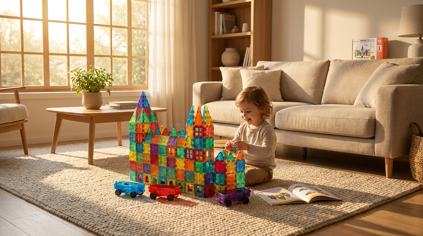 Gemmicc Magnetic Tiles Prioritize Child Safety and Durability