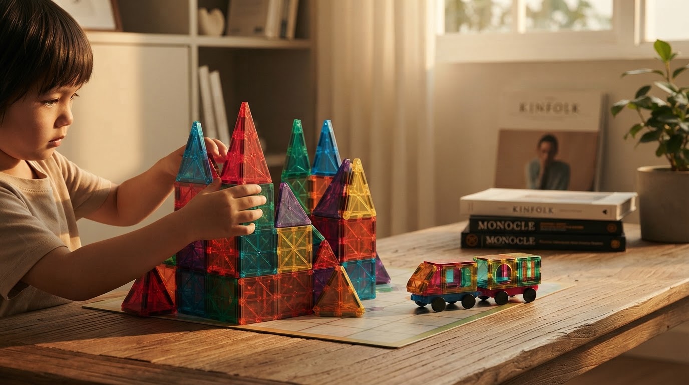 Gemmicc Magnetic Tiles vs Slickdeals 42-Piece Set Price Drop