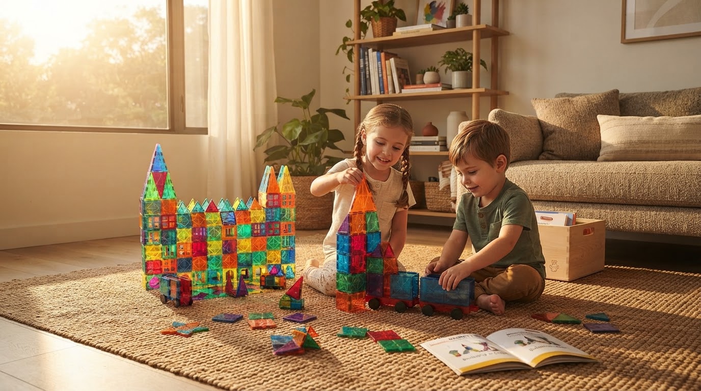 How Magnetic Tiles Support Early STEM Education