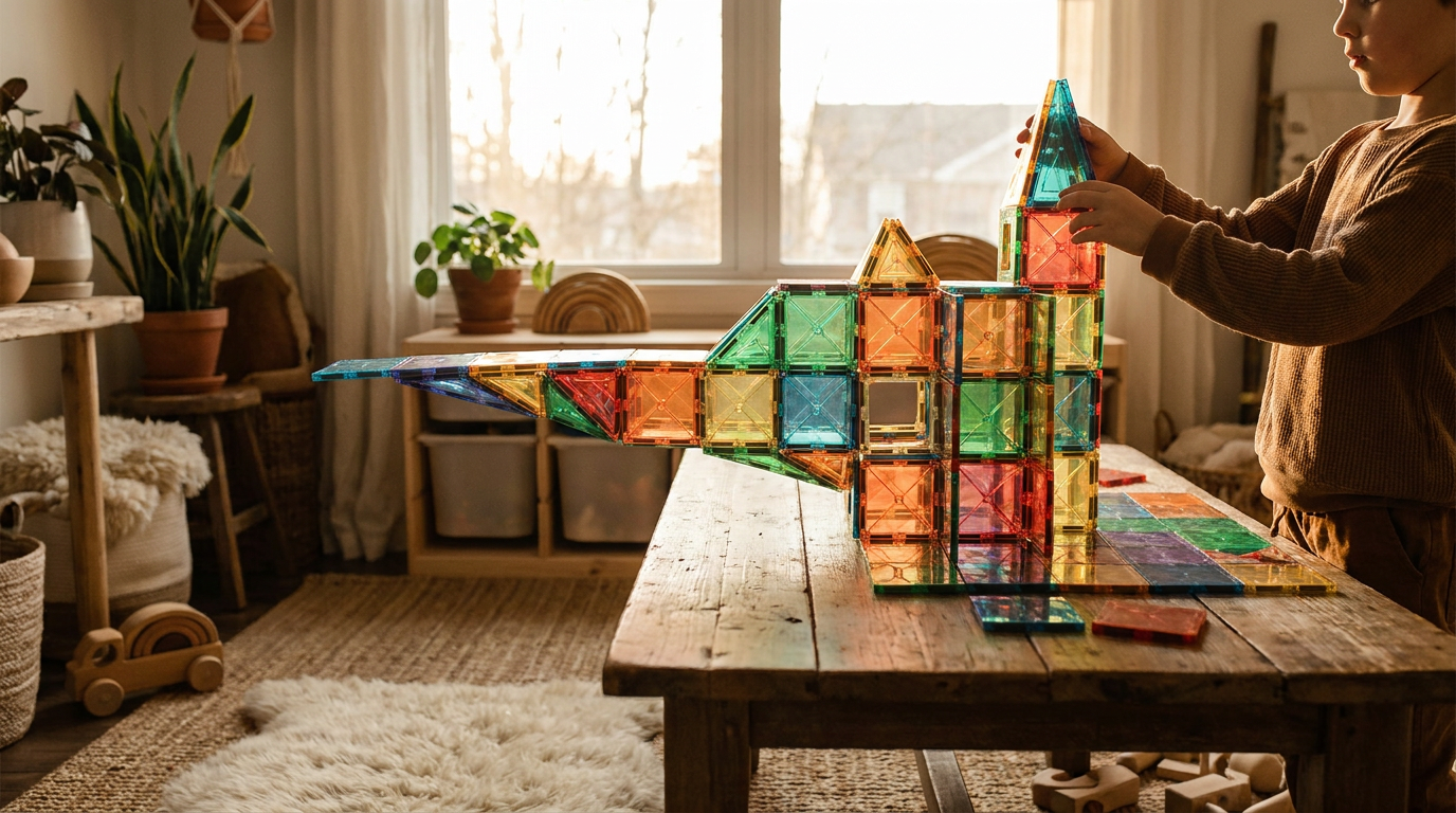 Gemmicc STEM Magnetic Tiles: Moving Beyond the 3D Pyramid