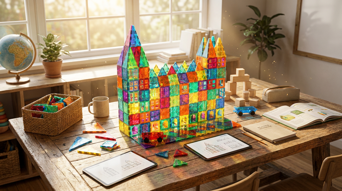 Scaling STEM Magnetic Tiles for Classroom Environments