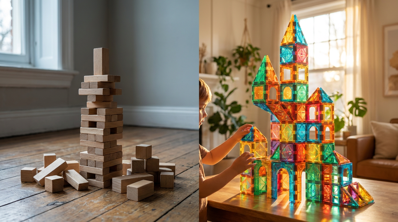 Why choose STEM Magnetic Tiles over traditional blocks?