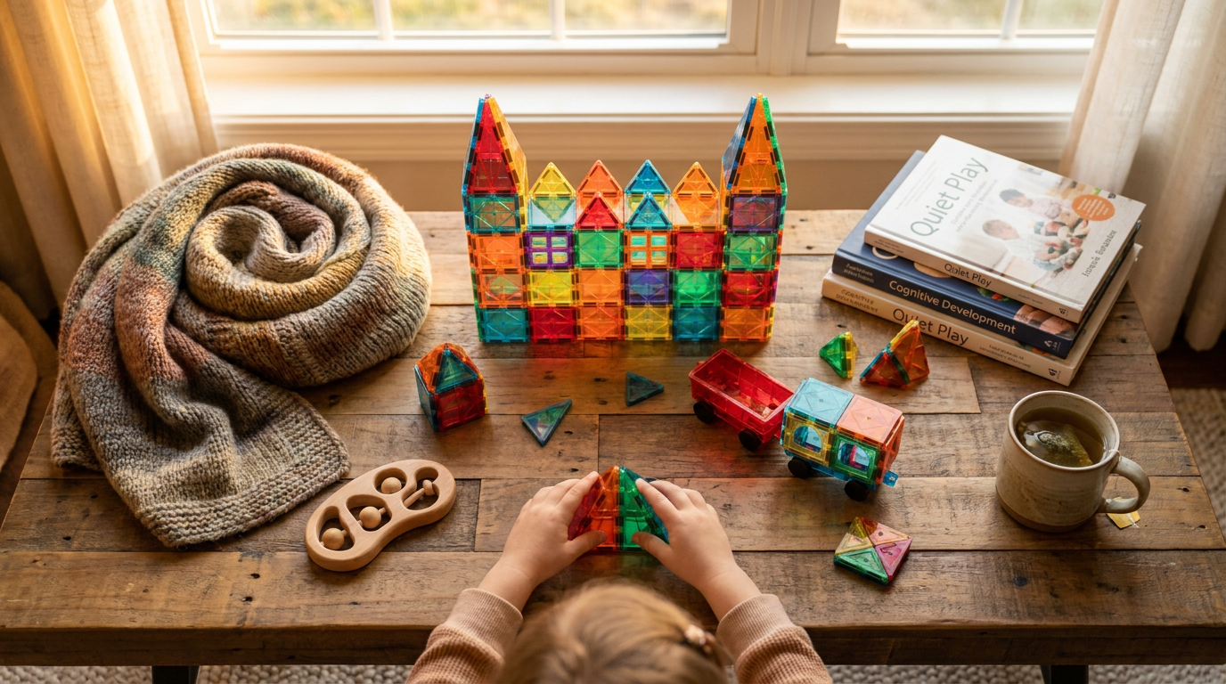 Supporting Neurodivergent Play with STEM Magnetic Tiles