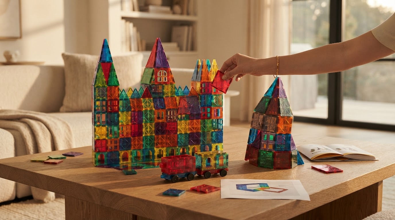 Playmags 100-Piece Set vs Gemmicc Magnetic Tile Integrity