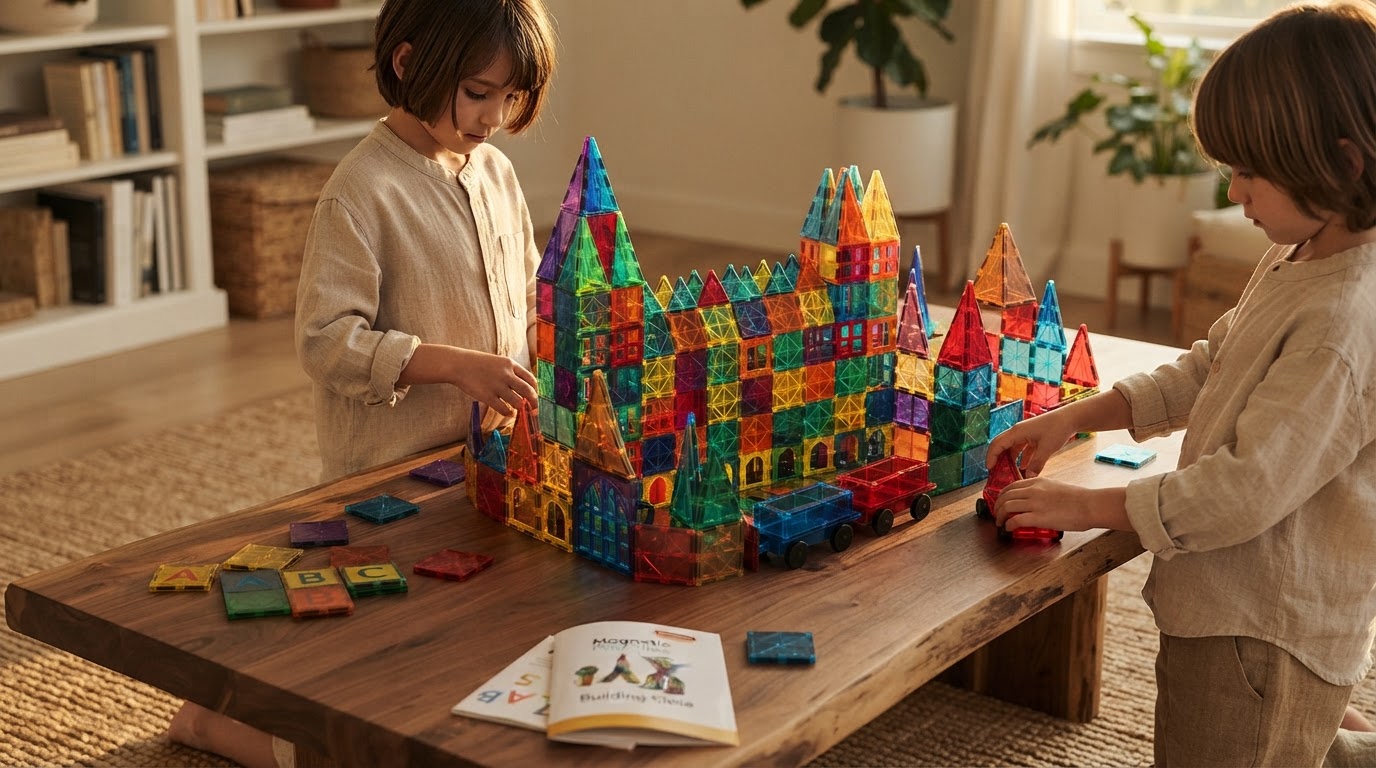 Playmags 100-Piece Sale vs Gemmicc Magnetic Tiles Testing