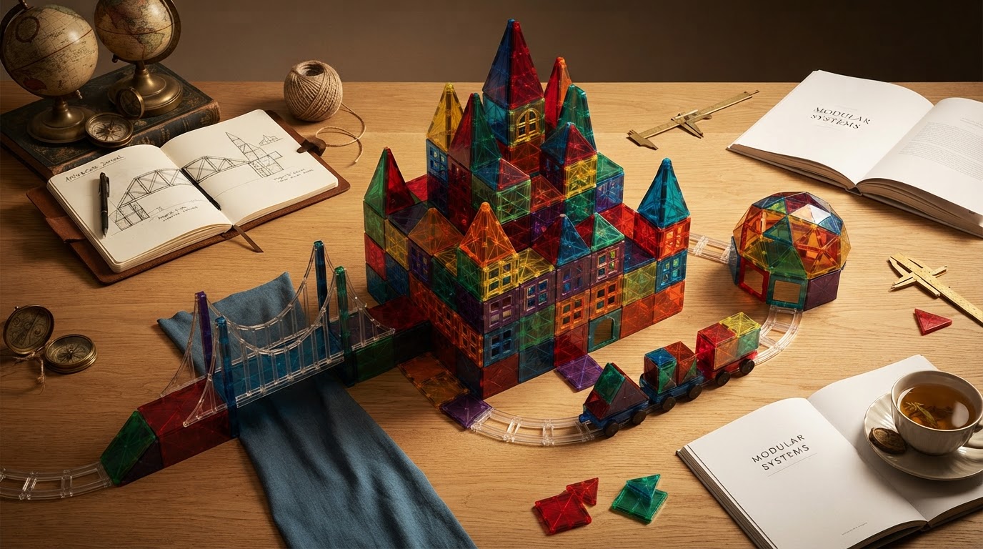 Scaling STEM Magnetic Tiles for Advanced Building